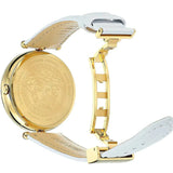 Buy Shop Versace Palazzo Empire White Dial White Leather Strap Watch for Women - VCO040017 USA Online