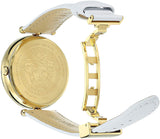 Buy Shop Versace Palazzo Empire White Dial White Leather Strap Watch for Women - VCO040017 USA Online