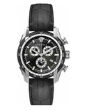 Buy Shop Versace V Ray Chronograph Quartz Black Dial Black Leather Strap Watch For Men - VE2I00121 USA Online
