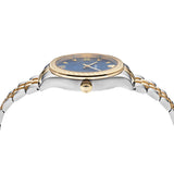 Buy Shop Versace Hellenyium Quartz Blue Dial Two Tone Steel Strap Watch for Men - VEVK00520 USA Online