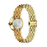 Buy Shop Versace V Flare Diamonds Silver Dial Gold Steel Strap Watch for Women - VEBN00918 USA Online