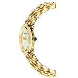 Buy Shop Versace V Flare Diamonds Silver Dial Gold Steel Strap Watch for Women - VEBN00918 USA Online