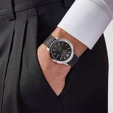 Buy Shop Versace V Urban Black Dial Black Leather Strap Watch for Men - VELQ00119 USA Online