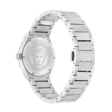 Buy Shop Versace V-Auria Quartz Green Dial Silver Steel Strap Watch for Men - VE0F00125 USA Online