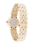 Buy Shop Versace V Flare Diamonds Silver Dial Gold Steel Strap Watch for Women - VEBN00918 USA Online