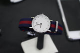 Buy Shop Daniel Wellington Classy Oxford White Dial Two Tone Nylon Strap Watch For Women - DW00100072 USA Online