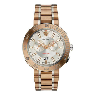 Buy Shop Versace V Extreme Chronograph White Dial Rose Gold Stainless Steel Watch for Women - VCN050017 USA Online