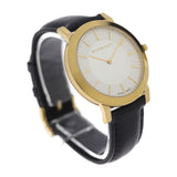 Buy Shop Burberry The City Gold Dial Black Leather Strap Watch for Men - BU2353 USA Online