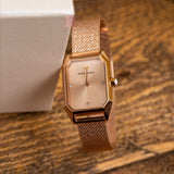 Buy Shop Emporio Armani Joy Quartz Rose Gold Dial Rose Gold Mesh Bracelet Watch For Women - AR11347 USA Online
