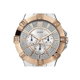 Buy Shop Guess Vista Analog Diamonds Silver Dial Two Tone Steel Strap Watch for Women - W0024L1 USA Online