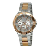 Buy Shop Guess Vista Analog Diamonds Silver Dial Two Tone Steel Strap Watch for Women - W0024L1 USA Online