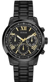 Buy Shop Guess Classic Multi-Function Black Dial Black Steel Strap Watch For Women - W0330L15 USA Online