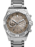 Buy Shop Guess Jolt Chronograph Grey Dial Silver Steel Strap Watch for Men - W0377G1 USA Online