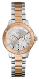 Buy Shop Guess Mist Quartz Silver Dial Two Tone Steel Strap Watch For Women - W0443L4 USA Online