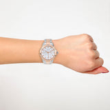 Buy Shop Guess Mist Quartz Silver Dial Two Tone Steel Strap Watch For Women - W0443L4 USA Online
