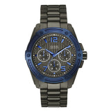 Buy Shop Guess Flagship Multifunction Chronograph Grey Dial Grey Steel Strap Watch for Men - W0601G1 USA Online