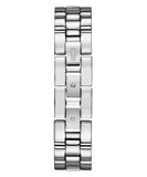 Guess Chelsea Mother of Pearl White Dial Silver Mesh Strap Watch For Women - W0647L1