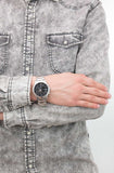 Buy Shop Guess Atlas Chronograph Black Dial Silver Steel Strap Watch For Men - W0668G3 USA Online