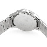 Guess Atlas Chronograph Silver Dial Silver Steel Strap Watch For Men - W0668G7