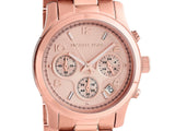 Buy Shop Michael Kors Runway Rose Gold Dial Rose Gold Steel Strap Watch for Women - MK5128 USA Online
