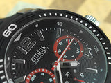 Buy Shop Guess Tread Black Dial Black Rubber Strap Watch for Men - W0967G1 USA Online