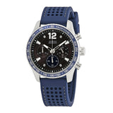 Buy Shop Guess Fleet Chronograph Black Dial Blue Rubber Strap Watch for Men - W0971G2 USA Online