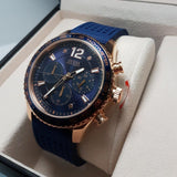 Buy Shop Guess Fleet Blue Dial Blue Rubber Strap Watch for Men - W0971G3 USA Online