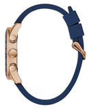 Buy Shop Guess Fleet Blue Dial Blue Rubber Strap Watch for Men - W0971G3 USA Online