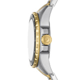 Buy Shop Fossil Blue Dive Three Hand Black Dial Two Tone Steel Strap Watch For Women - ES5349 USA Online