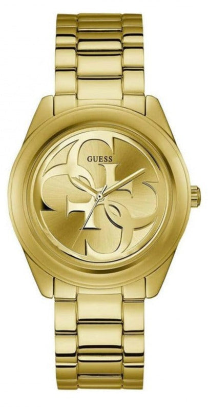 Buy Shop Guess G-Twist Gold Dial Gold Steel Strap Watch for Women - W1082L2 USA Online