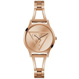 Guess Lola Rose Gold Dial Rose Gold Steel Strap Watch For Women - W1145L4