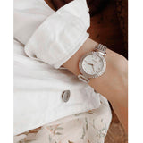 Buy Shop Guess Quartz Silver Dial Silver Mesh Bracelet Watch For Women - W1152L1 USA Online
