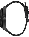 Buy Shop Guess Genesis Quartz Black Dial Black Silicone Strap Watch For Men - W1254G2 USA Online