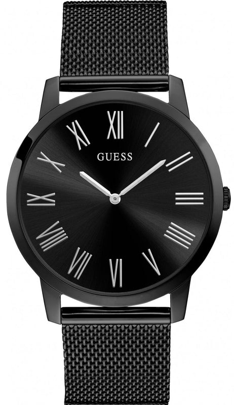 Buy Shop Guess Richmond Black Dial Black Mesh Bracelet Watch for Men - W1263G3 USA Online