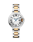 Buy Shop Cartier Ballon Bleu de Cartier Silver Dial Two Tone Steel Strap Watch for Women - W2BB0030 USA Online