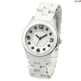 Buy Shop Marc Jacobs Perry White Dial White Silicone Strap Watch for Women - MBM2533 USA Online