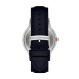 Buy Shop Emporio Armani Renato Analog Blue Dial Blue Leather Strap Watch For Men - AR11188 USA Online