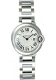 Buy Shop Cartier Ballon Bleu De Cartier White Dial Silver Steel Strap Watch for Women - W69010Z4 USA Online