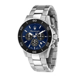 Buy Shop Maserati Competizione Chronograph Blue Dial Silver Steel Strap Watch For Men - R8873600009 USA Online