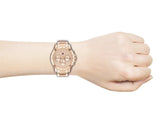 Tommy Hilfiger Haven Chronograph Rose Gold Dial Rose Gold Steel Strap Watch For Women - 1782197