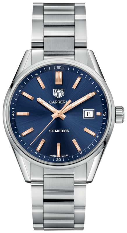 Buy Shop Tag Heuer Carrera Quartz Blue Dial Silver Steel Strap Watch for Women - WAR1112.BA0601 USA Online