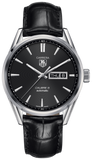 Buy Shop Tag Heuer Carrera Automatic 41mm Black Dial Black Leather Strap Watch for Men - WAR201A.FC6266 USA Online