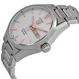 Buy Shop Tag Heuer Carrera Calibre 5 White Dial Silver Steel Strap Watch for Men - WAR201D.BA0723 USA Online