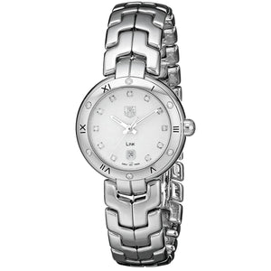 Buy Shop Tag Heuer Link Diamonds Silver Dial Silver Steel Strap Watch for Women - WAT1413.BA0954 USA Online