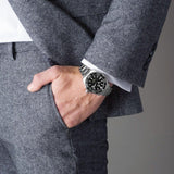 Buy Shop Tag Heuer Aquaracer Quartz Black Dial Silver Steel Strap Watch for Men - WAY101A.BA0746 USA Online