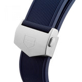 Buy Shop Tag Heuer Aquaracer Quartz Blue Dial Blue Rubber Strap Watch for Men - WAY101C.FC6153 USA Online