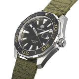 Tag Heuer Aquaracer Black Dial Khakhi Green NATO Strap Watch for Men - WAY101E.FC8222