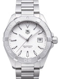 Buy Shop Tag Heuer Aquaracer White Dial Watch for Men - WAY1111.BA0928 USA Online