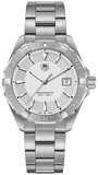 Buy Shop Tag Heuer Aquaracer Quartz White Dial Silver Steel Strap Watch for Men - WAY1111.BA0928 USA Online