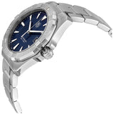 Buy Shop Tag Heuer Aquaracer Quartz Blue Dial Silver Steel Strap Watch for Men - WAY1112.BA0928 USA Online